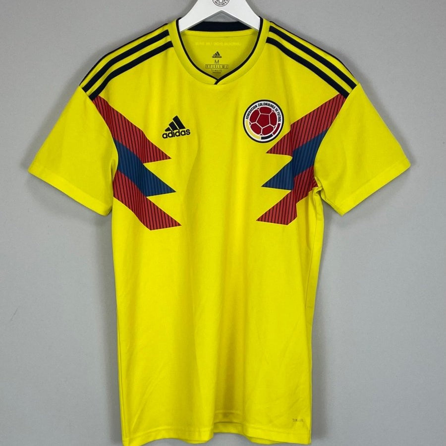 2018/19 COLOMBIA HOME SHIRT (M) ADIDAS - Cult Kits - Medium - Buy Vintage Football Shirts, Authentic Retro Football Shirts For Sale, Classic Football Shirts & Soccer Jersey
