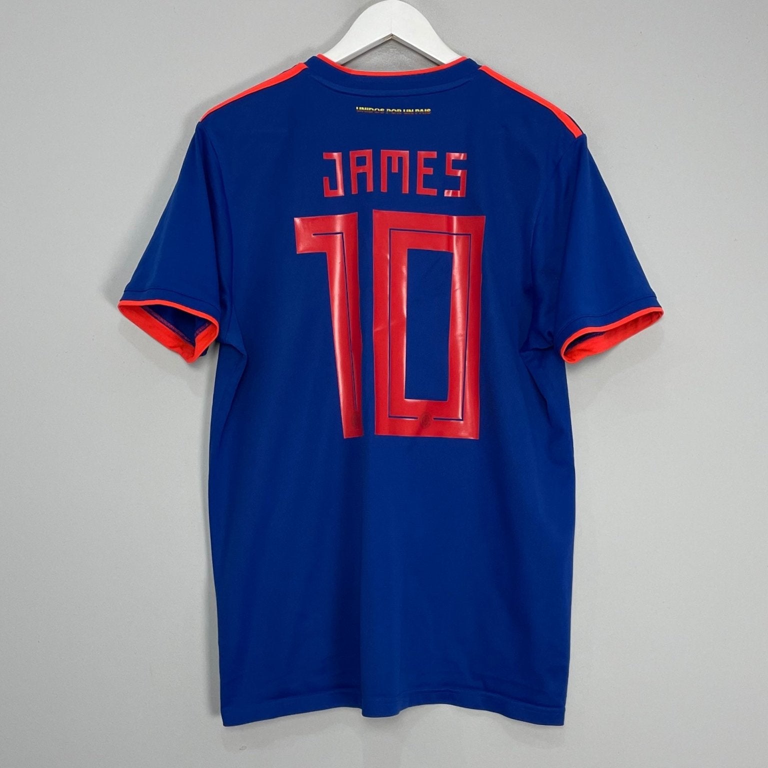 Shop 2018/19 COLOMBIA JAMES #10 AWAY SHIRT (L) ADIDAS, classic football shirts, vintage football shirts & retro soccer jerseys at Cult Kits