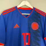 Shop 2018/19 COLOMBIA JAMES #10 AWAY SHIRT (L) ADIDAS, classic football shirts, vintage football shirts & retro soccer jerseys at Cult Kits