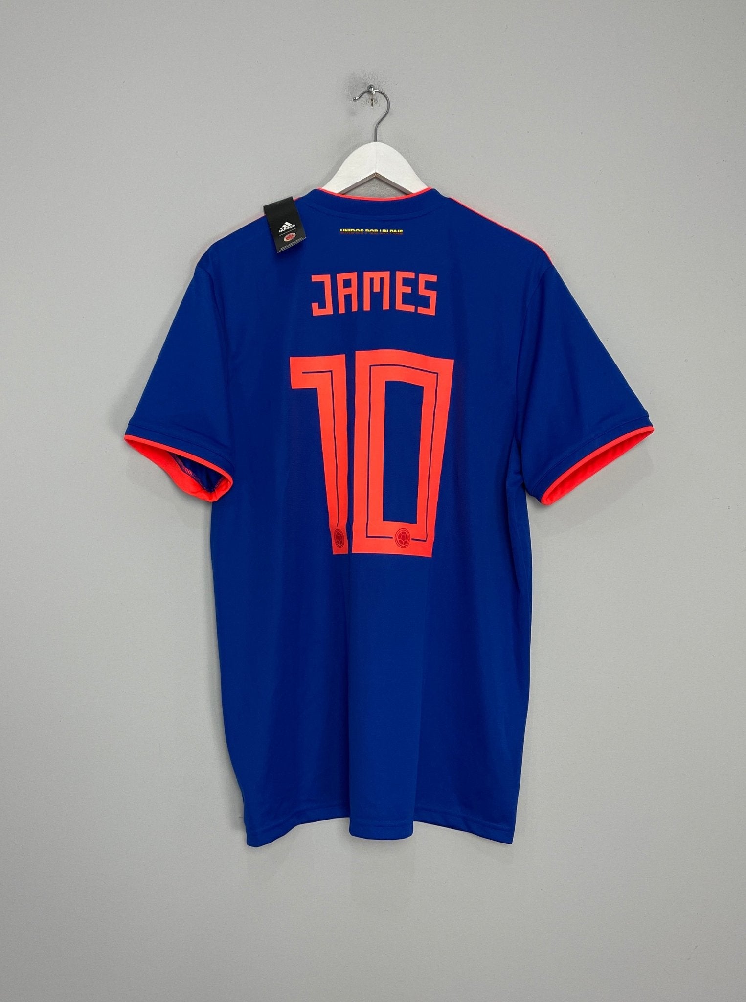 Shop 2018/19 COLOMBIA JAMES #10 *BNWT* AWAY SHIRT (XL) ADIDAS, classic football shirts, vintage football shirts & retro soccer jerseys at Cult Kits