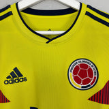 Shop 2018/19 COLOMBIA JAMES #10 HOME SHIRT (M) ADIDAS, classic football shirts, vintage football shirts & retro soccer jerseys at Cult Kits