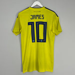 Shop 2018/19 COLOMBIA JAMES #10 HOME SHIRT (M) ADIDAS, classic football shirts, vintage football shirts & retro soccer jerseys at Cult Kits