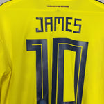 Shop 2018/19 COLOMBIA JAMES #10 L/S HOME SHIRT (L) ADIDAS, classic football shirts, vintage football shirts & retro soccer jerseys at Cult Kits