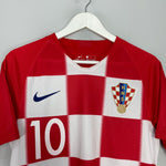Shop 2018/19 CROATIA MODRIC #10 HOME SHIRT (S) NIKE, classic football shirts, vintage football shirts & retro soccer jerseys at Cult Kits