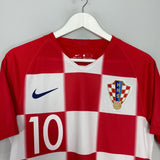 Shop 2018/19 CROATIA MODRIC #10 HOME SHIRT (S) NIKE, classic football shirts, vintage football shirts & retro soccer jerseys at Cult Kits