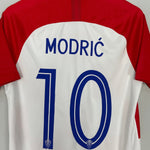 Shop 2018/19 CROATIA MODRIC #10 HOME SHIRT (S) NIKE, classic football shirts, vintage football shirts & retro soccer jerseys at Cult Kits