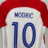 Shop 2018/19 CROATIA MODRIC #10 HOME SHIRT (S) NIKE, classic football shirts, vintage football shirts & retro soccer jerseys at Cult Kits