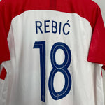 Shop 2018/19 CROATIA REBIC #18 HOME SHIRT (XL) NIKE, classic football shirts, vintage football shirts & retro soccer jerseys at Cult Kits