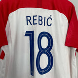 Shop 2018/19 CROATIA REBIC #18 HOME SHIRT (XL) NIKE, classic football shirts, vintage football shirts & retro soccer jerseys at Cult Kits