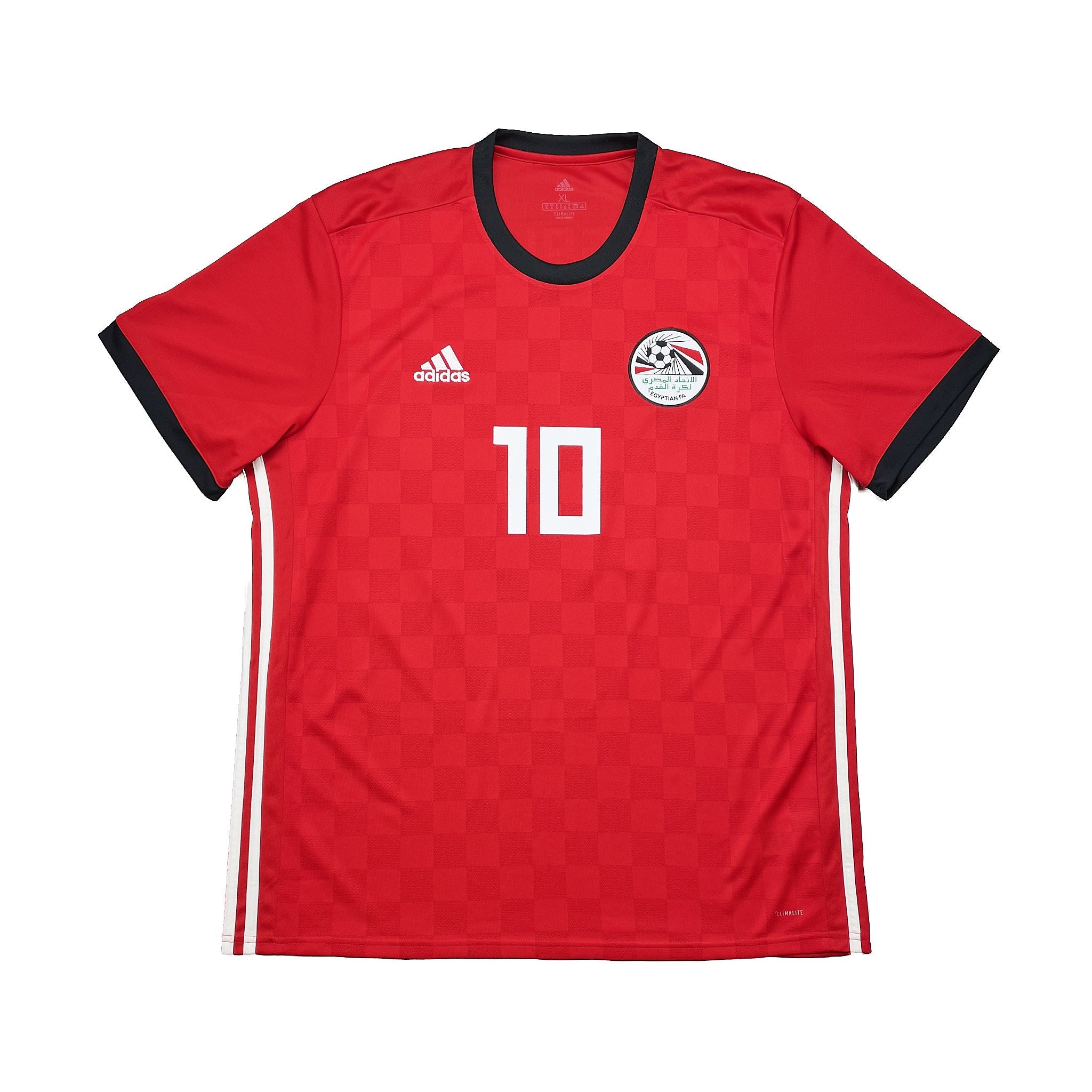 Buy 2018/19 Egypt M.Salah 10 Home Shirt (XL) Adidas ~ Free worldwide shipping ~ Authentic Vintage Football Shirts from Cult Kits