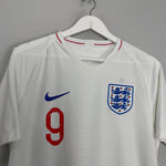 Shop 2018/19 ENGLAND KANE #9 HOME SHIRT (M) NIKE, classic football shirts, vintage football shirts & retro soccer jerseys at Cult Kits