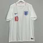 Shop 2018/19 ENGLAND STERLING #10 HOME SHIRT (XL) NIKE, classic football shirts, vintage football shirts & retro soccer jerseys at Cult Kits