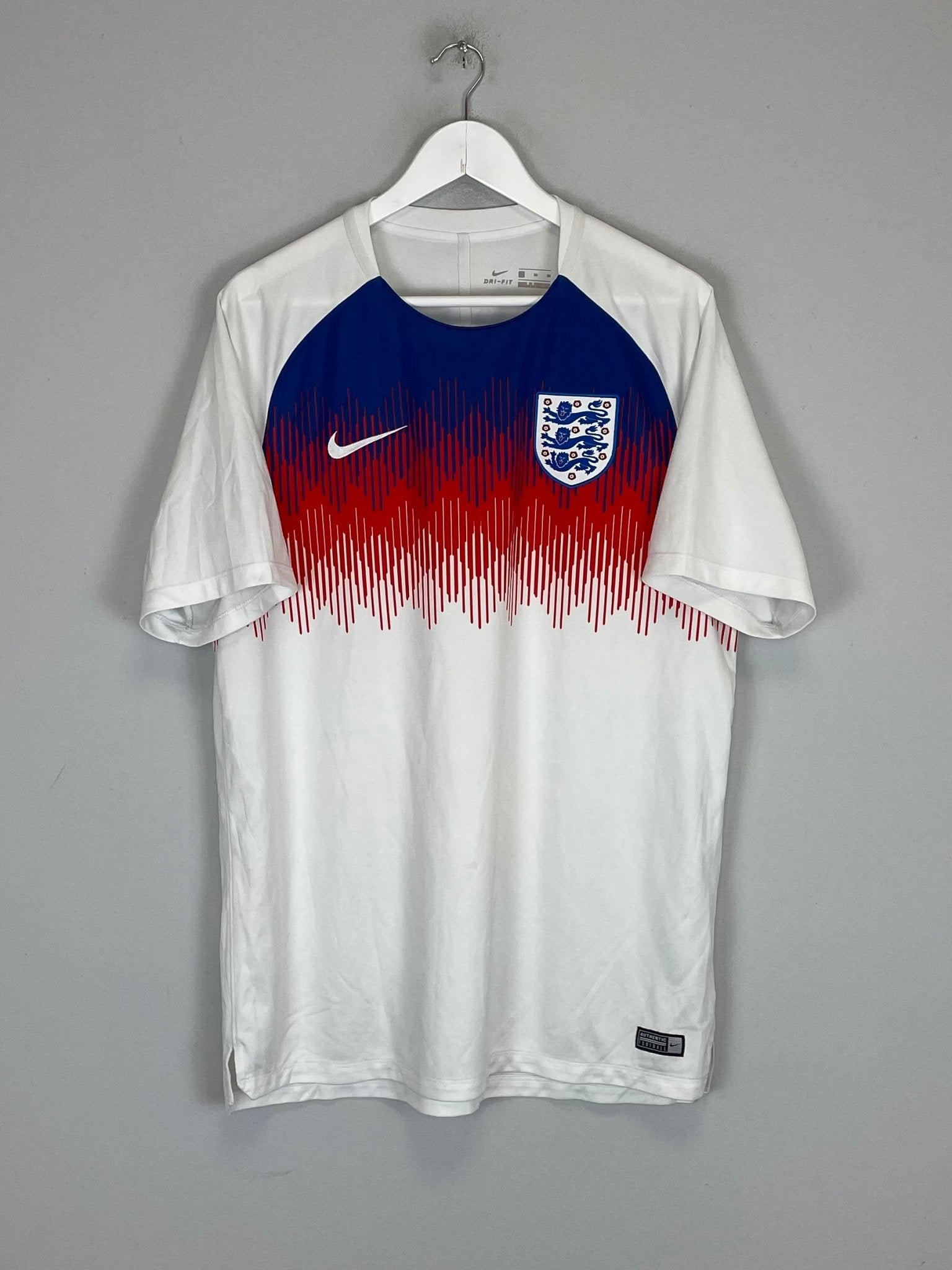 Shop 2018/19 ENGLAND TRAINING SHIRT (XL) NIKE, classic football shirts, vintage football shirts & retro soccer jerseys at Cult Kits