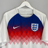 Shop 2018/19 ENGLAND TRAINING SHIRT (XL) NIKE, classic football shirts, vintage football shirts & retro soccer jerseys at Cult Kits