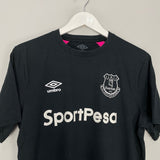 Shop 2018/19 EVERTON TRAINING SHIRT (L) UMBRO, classic football shirts, vintage football shirts & retro soccer jerseys at Cult Kits