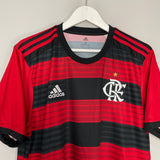 Shop 2018/19 FLAMENGO #06 HOME SHIRT (L) ADIDAS, classic football shirts, vintage football shirts & retro soccer jerseys at Cult Kits