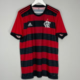 Shop 2018/19 FLAMENGO #06 HOME SHIRT (L) ADIDAS, classic football shirts, vintage football shirts & retro soccer jerseys at Cult Kits
