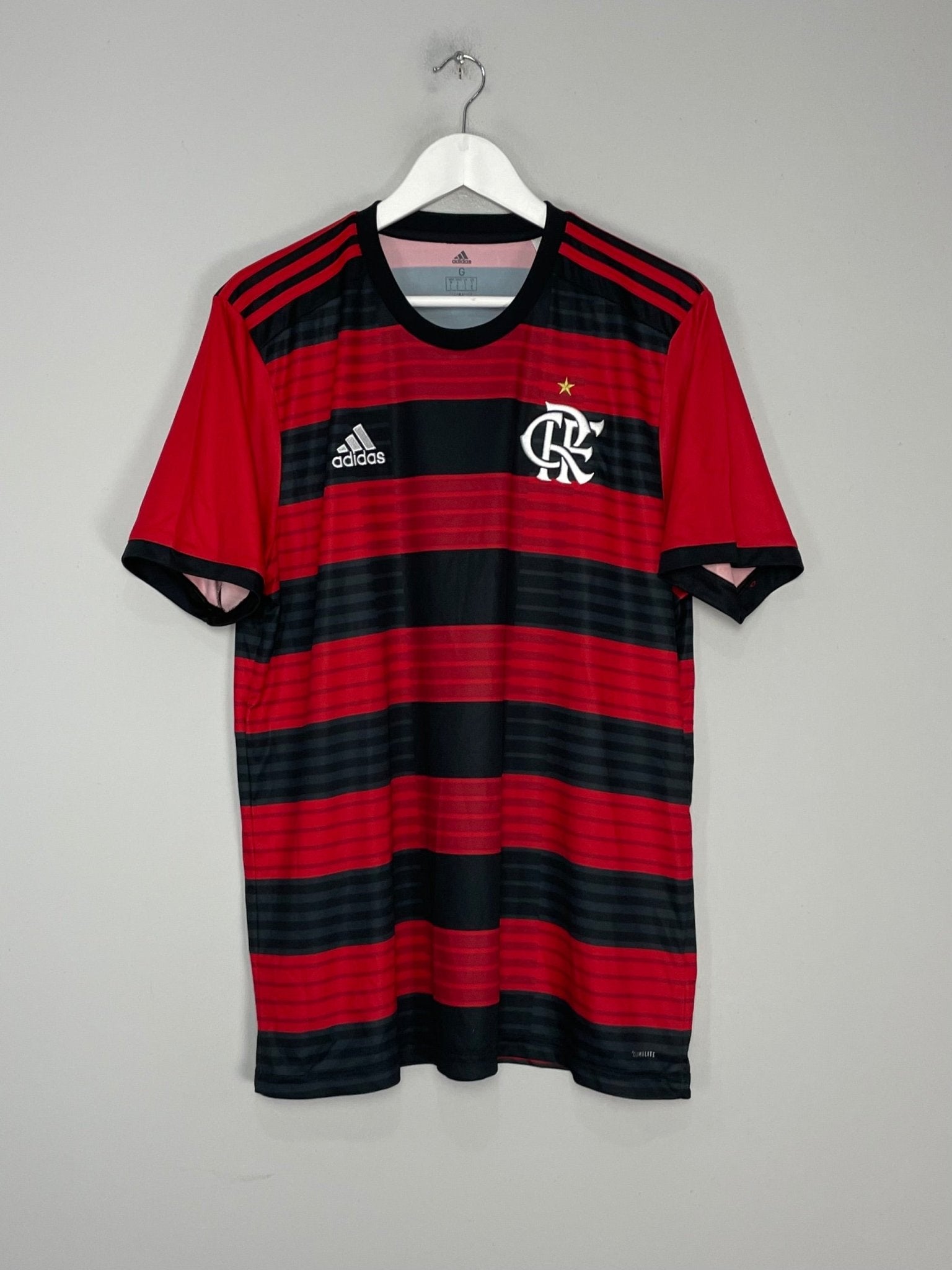 Shop 2018/19 FLAMENGO #06 HOME SHIRT (L) ADIDAS, classic football shirts, vintage football shirts & retro soccer jerseys at Cult Kits