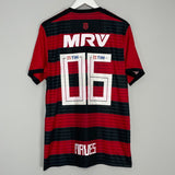 Shop 2018/19 FLAMENGO #06 HOME SHIRT (L) ADIDAS, classic football shirts, vintage football shirts & retro soccer jerseys at Cult Kits