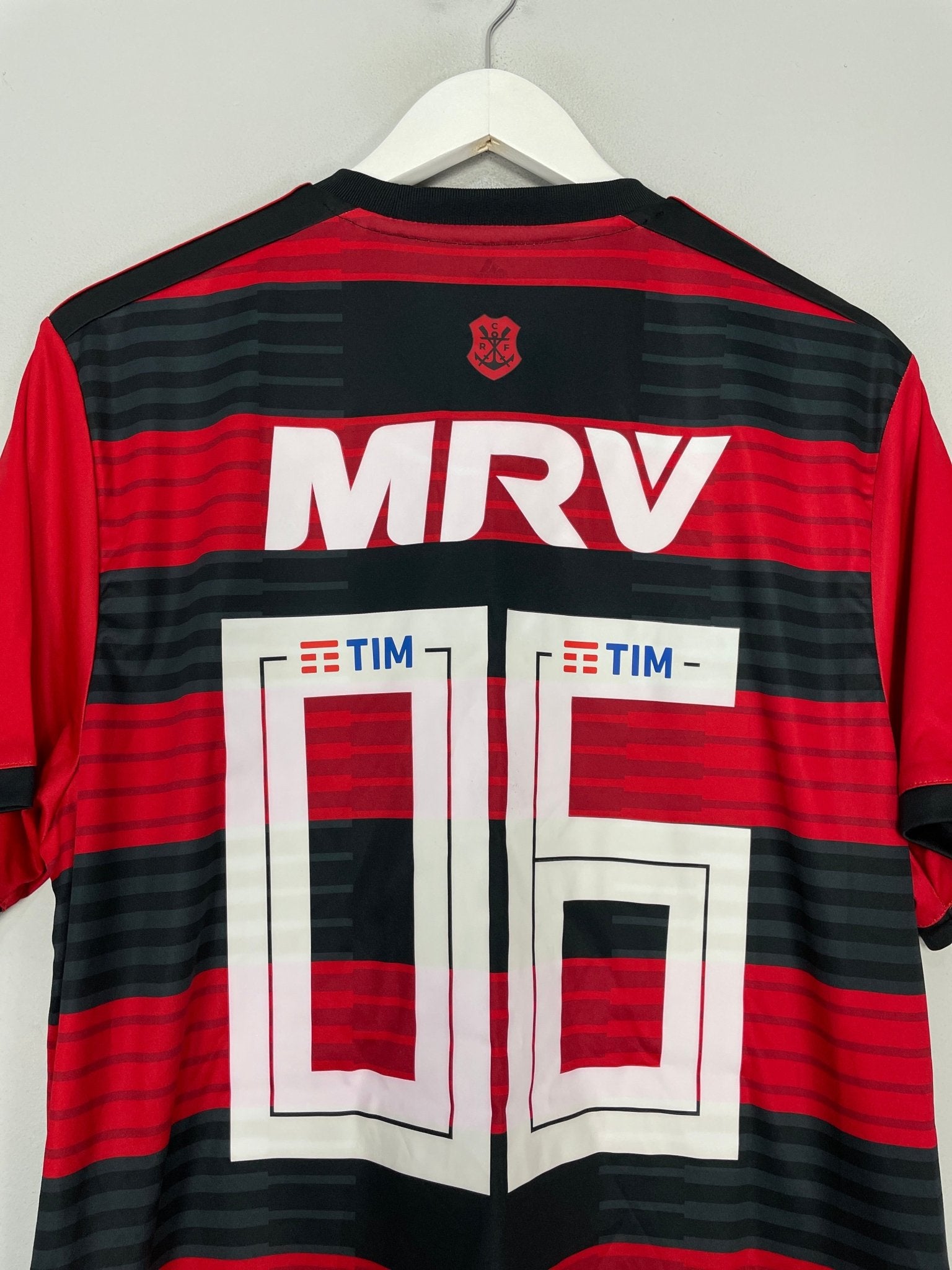 Shop 2018/19 FLAMENGO #06 HOME SHIRT (L) ADIDAS, classic football shirts, vintage football shirts & retro soccer jerseys at Cult Kits