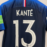 Shop 2018/19 FRANCE KANTE #13 *BNWT* HOME SHIRT (M) NIKE, classic football shirts, vintage football shirts & retro soccer jerseys at Cult Kits