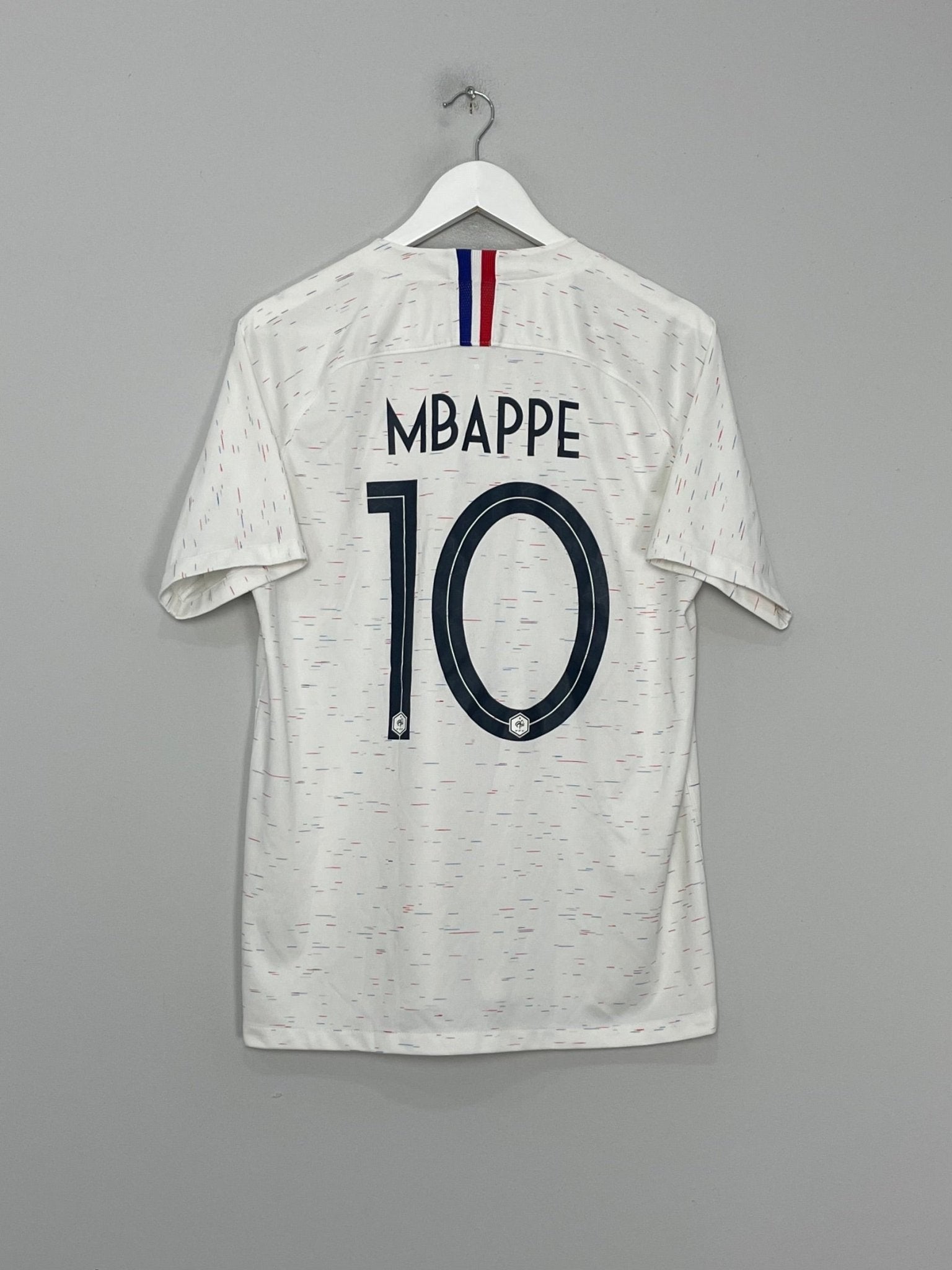 Shop 2018/19 FRANCE MBAPPE #10 AWAY SHIRT (L) NIKE, classic football shirts, vintage football shirts & retro soccer jerseys at Cult Kits
