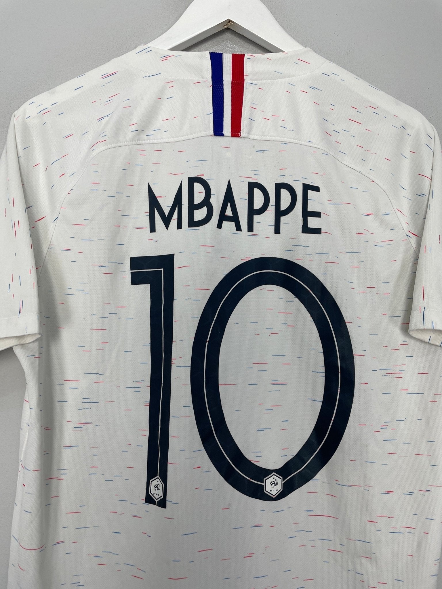 Shop 2018/19 FRANCE MBAPPE #10 AWAY SHIRT (L) NIKE, classic football shirts, vintage football shirts & retro soccer jerseys at Cult Kits