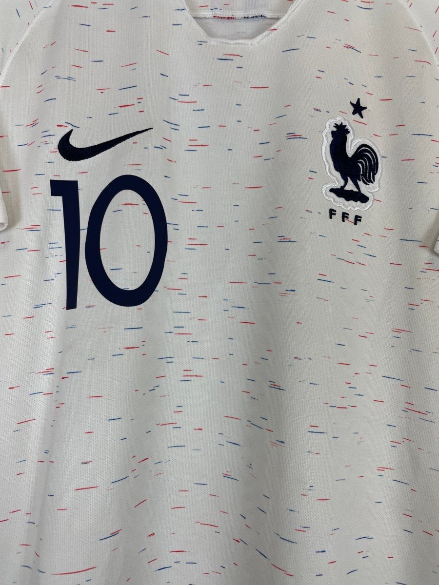2018/19 FRANCE MBAPPE 10 AWAY SHIRT (L) NIKE - Cult Kits - Large - Buy Vintage Football Shirts, Authentic Retro Football Shirts For Sale, Classic Football Shirts & Soccer Jersey
