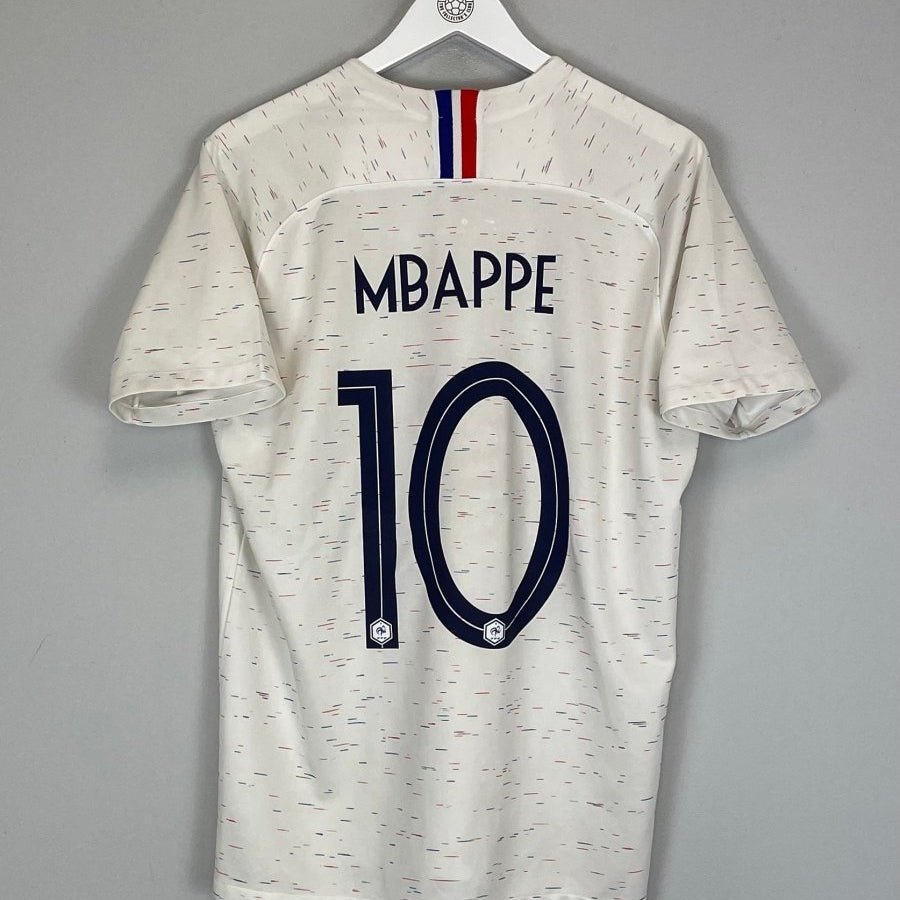 2018/19 FRANCE MBAPPE 10 AWAY SHIRT (L) NIKE - Cult Kits - Large - Buy Vintage Football Shirts, Authentic Retro Football Shirts For Sale, Classic Football Shirts & Soccer Jersey