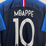 Shop 2018/19 FRANCE MBAPPE #10 HOME SHIRT (L) NIKE, classic football shirts, vintage football shirts & retro soccer jerseys at Cult Kits