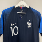 Shop 2018/19 FRANCE MBAPPE #10 HOME SHIRT (L) NIKE, classic football shirts, vintage football shirts & retro soccer jerseys at Cult Kits