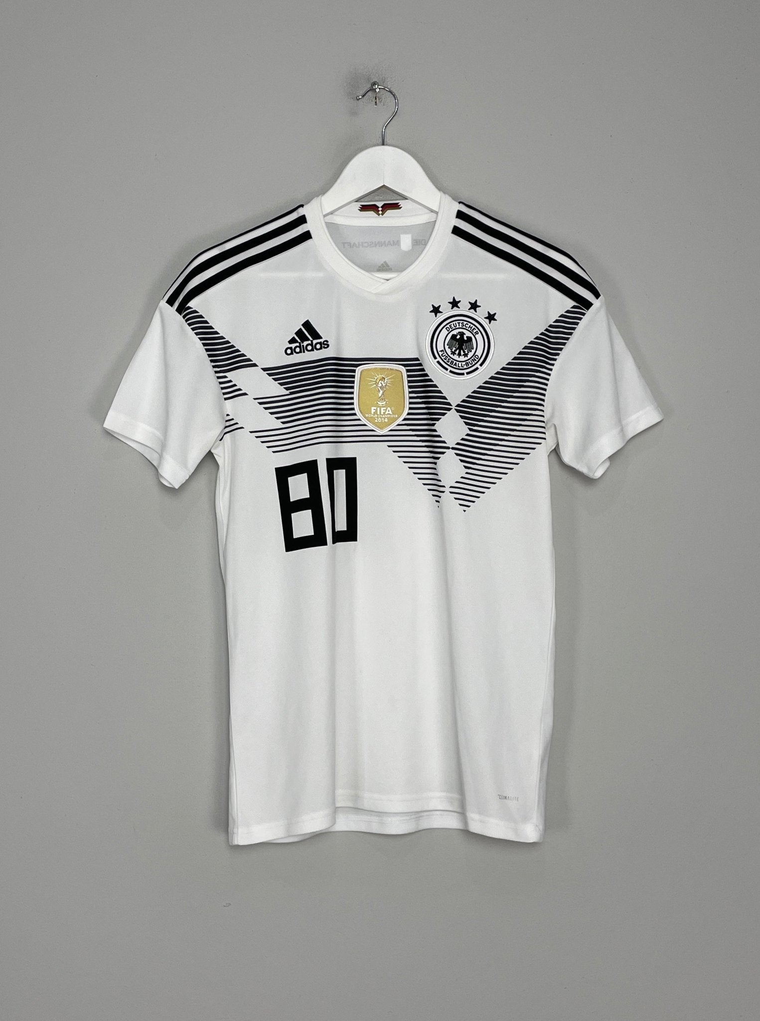 Shop 2018/19 GERMANY #80 HOME SHIRT (S) ADIDAS, classic football shirts, vintage football shirts & retro soccer jerseys at Cult Kits