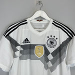 Shop 2018/19 GERMANY HOME SHIRT (L) ADIDAS, classic football shirts, vintage football shirts & retro soccer jerseys at Cult Kits