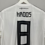 Shop 2018/19 GERMANY KROOS #8 HOME SHIRT (M) ADIDAS, classic football shirts, vintage football shirts & retro soccer jerseys at Cult Kits