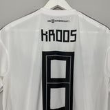 Shop 2018/19 GERMANY KROOS #8 HOME SHIRT (M) ADIDAS, classic football shirts, vintage football shirts & retro soccer jerseys at Cult Kits