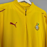 Shop 2018/19 GHANA 1/4 ZIP DRILL TOP (XL) PUMA, classic football shirts, vintage football shirts & retro soccer jerseys at Cult Kits