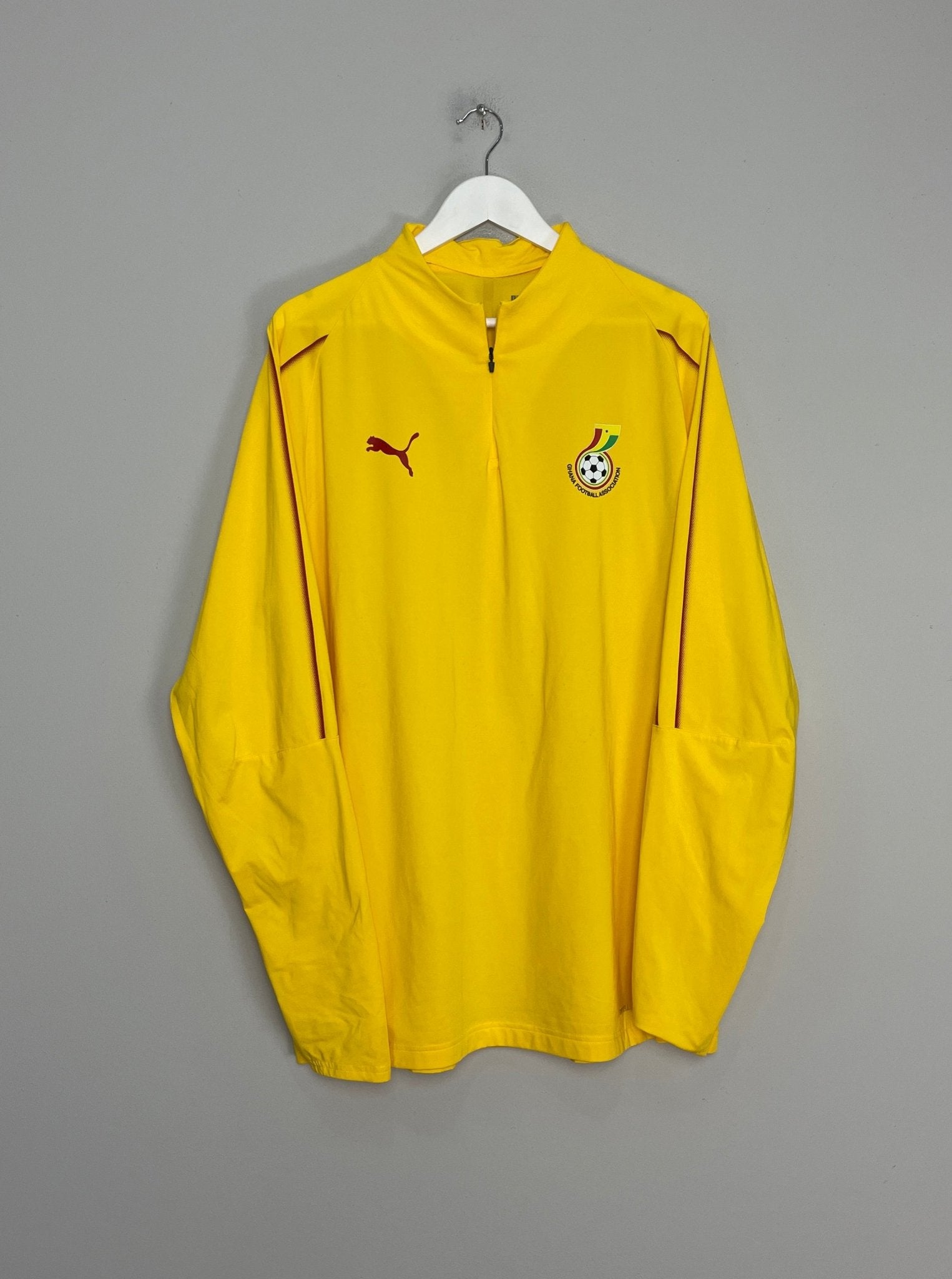 Shop 2018/19 GHANA 1/4 ZIP DRILL TOP (XL) PUMA, classic football shirts, vintage football shirts & retro soccer jerseys at Cult Kits