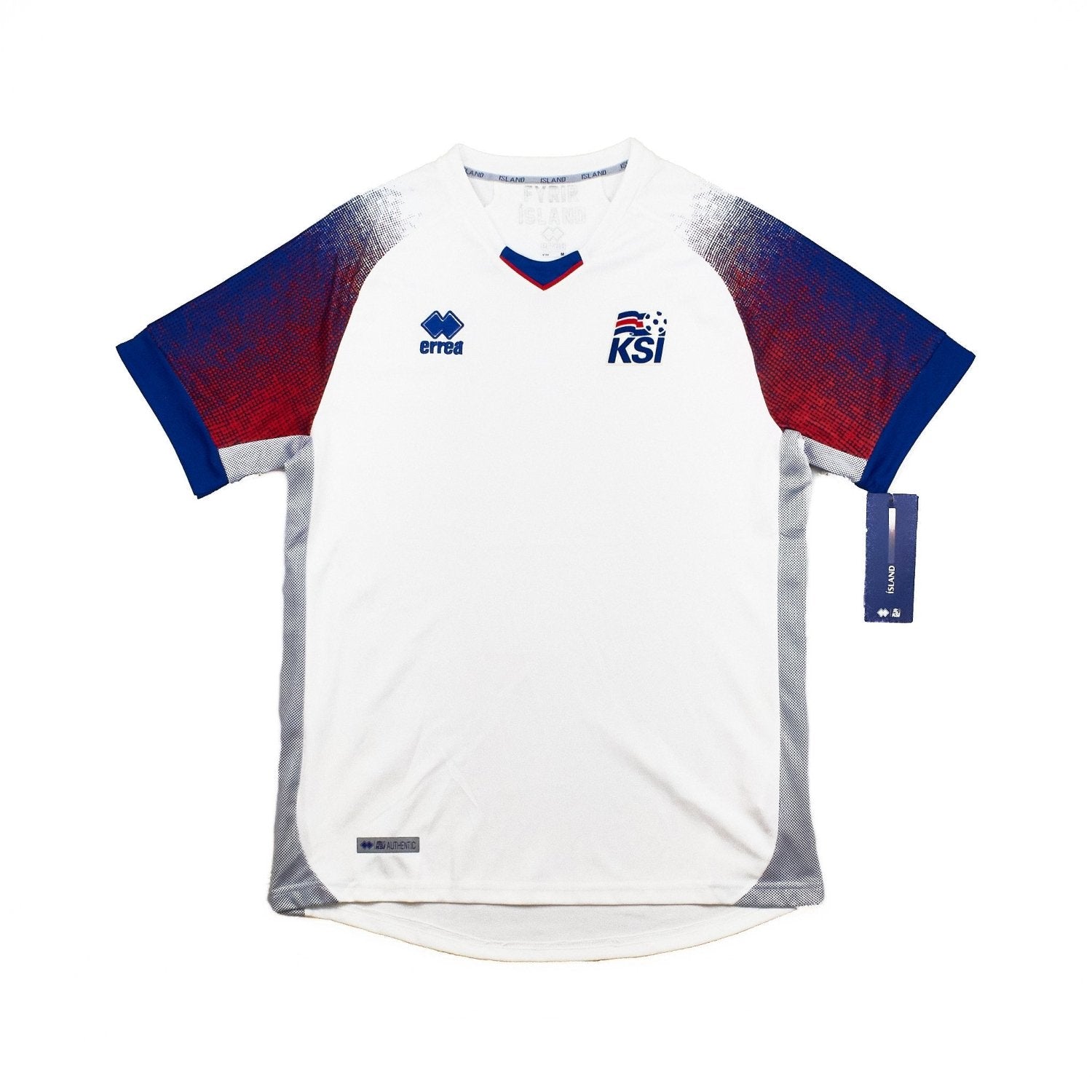 2018 Iceland Errea football shirt - view 1 - Cult Kits