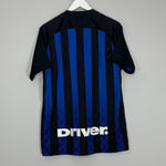 Shop 2018/19 INTER MILAN HOME SHIRT (L) NIKE, classic football shirts, vintage football shirts & retro soccer jerseys at Cult Kits
