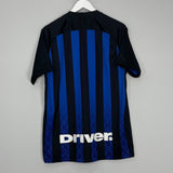 Shop 2018/19 INTER MILAN HOME SHIRT (L) NIKE, classic football shirts, vintage football shirts & retro soccer jerseys at Cult Kits