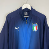 Shop 2018/19 ITALY TRACKSUIT TOP (XXL) PUMA, classic football shirts, vintage football shirts & retro soccer jerseys at Cult Kits