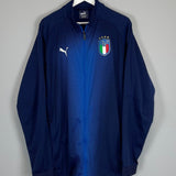 Shop 2018/19 ITALY TRACKSUIT TOP (XXL) PUMA, classic football shirts, vintage football shirts & retro soccer jerseys at Cult Kits