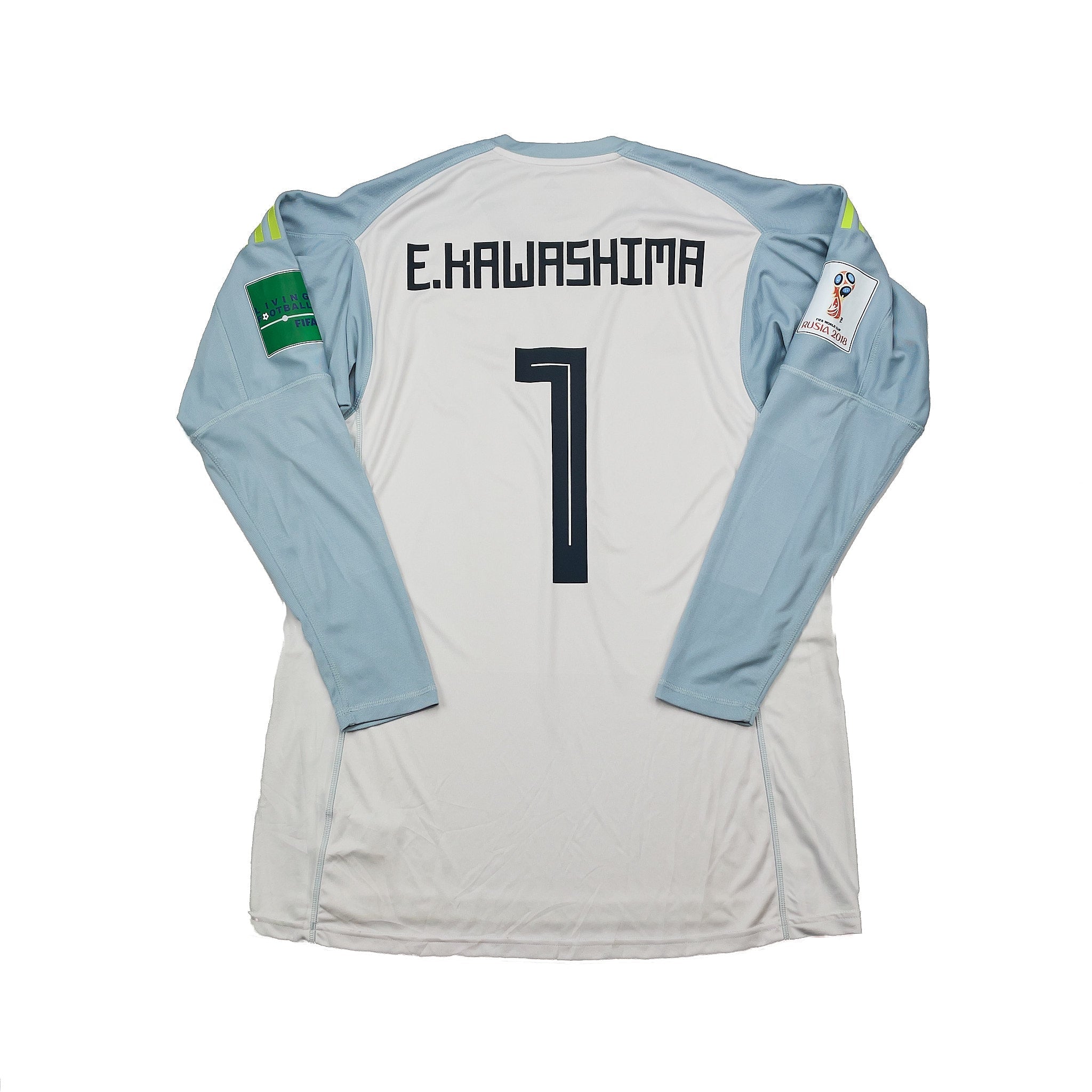 Buy 2018/19 Japan Kawashima 1 GK Shirt (XL) Adidas ~ Free worldwide shipping ~ Authentic Vintage Football Shirts from Cult Kits