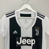 Shop 2018/19 JUVENTUS HOME SHIRT (M.WOMENS) ADIDAS, classic football shirts, vintage football shirts & retro soccer jerseys at Cult Kits