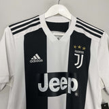Shop 2018/19 JUVENTUS RONALDO #7 *BNWT* HOME SHIRT (M) ADIDAS, classic football shirts, vintage football shirts & retro soccer jerseys at Cult Kits