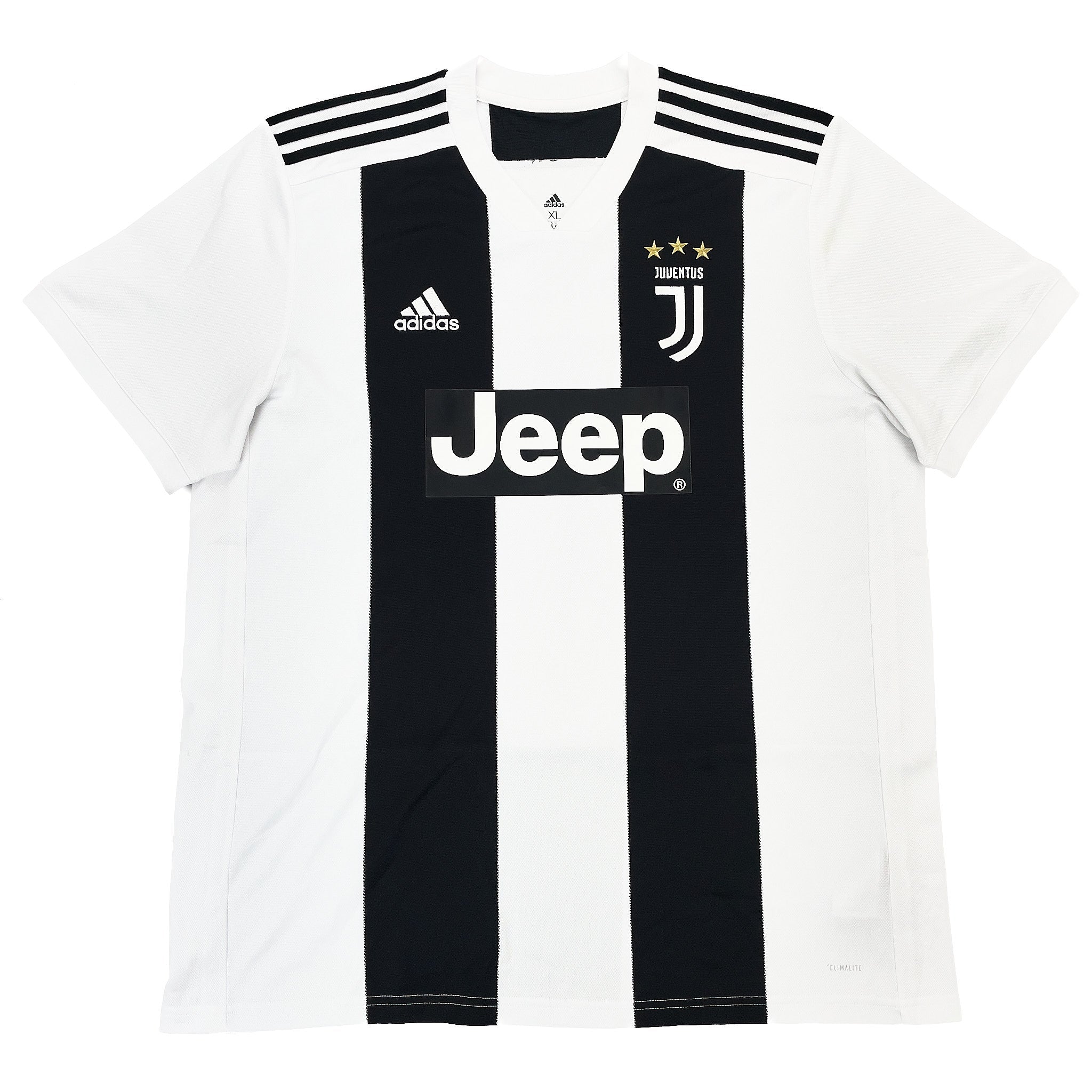 Buy 2018/19 JUVENTUS RONALDO 7 HOME SHIRT (XL) ADIDAS ~ Free worldwide shipping available ~ Authentic Vintage Football Shirts from Cult Kits