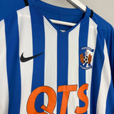 Shop 2018/19 KILMARNOCK L/S HOME SHIRT (XXL) NIKE, classic football shirts, vintage football shirts & retro soccer jerseys at Cult Kits