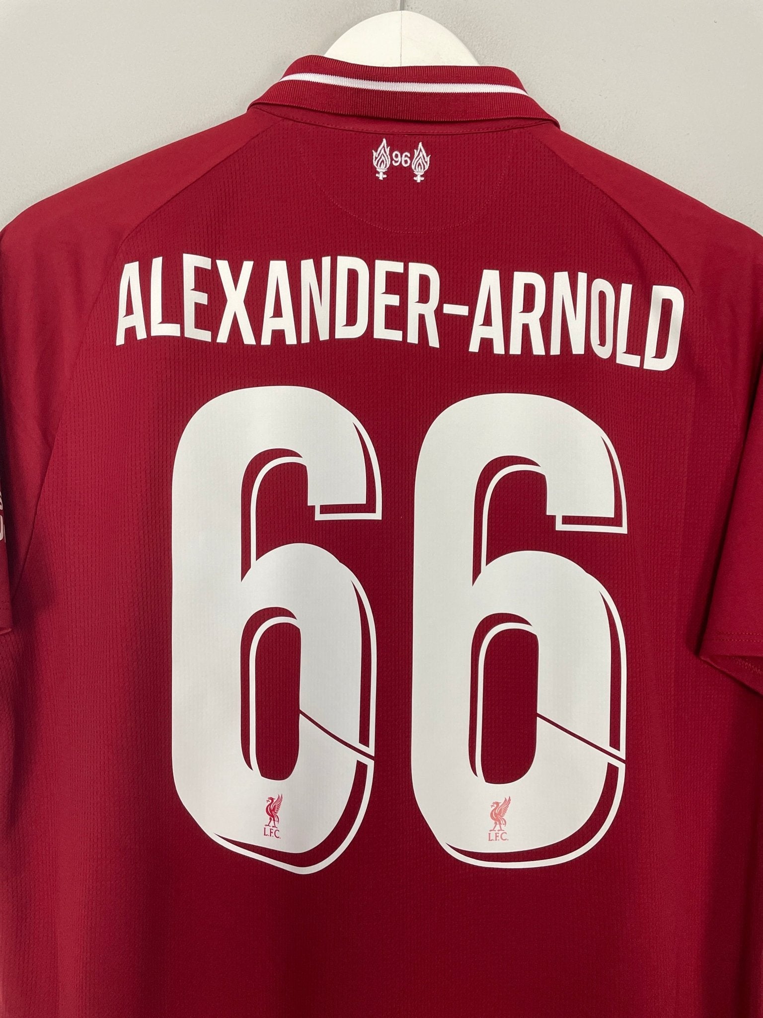 Shop 2018/19 LIVERPOOL ALEXANDER ARNOLD #66 HOME SHIRT (L) NEW BALANCE, classic football shirts, vintage football shirts & retro soccer jerseys at Cult Kits
