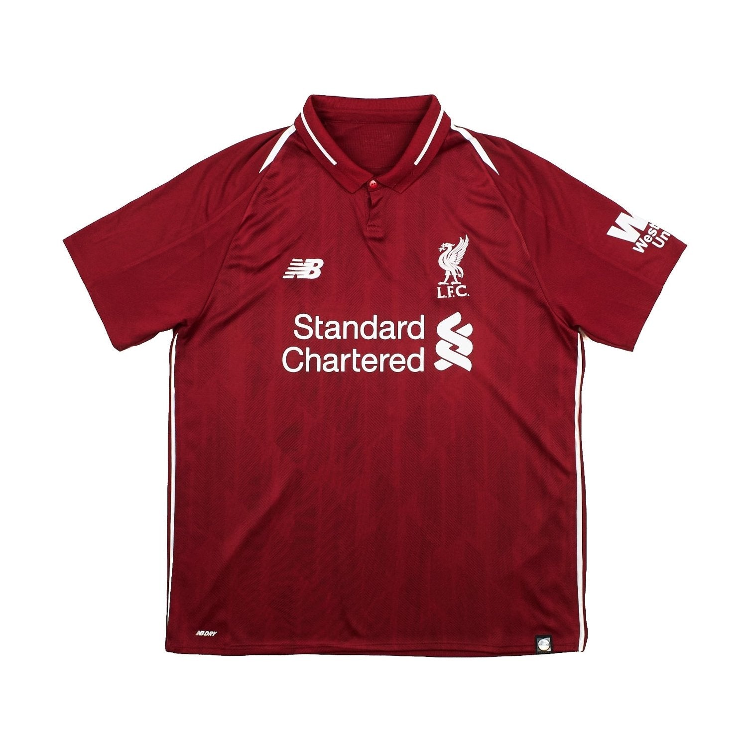 2018 Liverpool New Balance football shirt - view 2 - Cult Kits