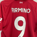 Shop 2018/19 LIVERPOOL FIRMINO #9 HOME SHIRT (L) NEW BALANCE, classic football shirts, vintage football shirts & retro soccer jerseys at Cult Kits